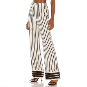 L’Academie “The Rosie” Satin Pant – Multi Stripe